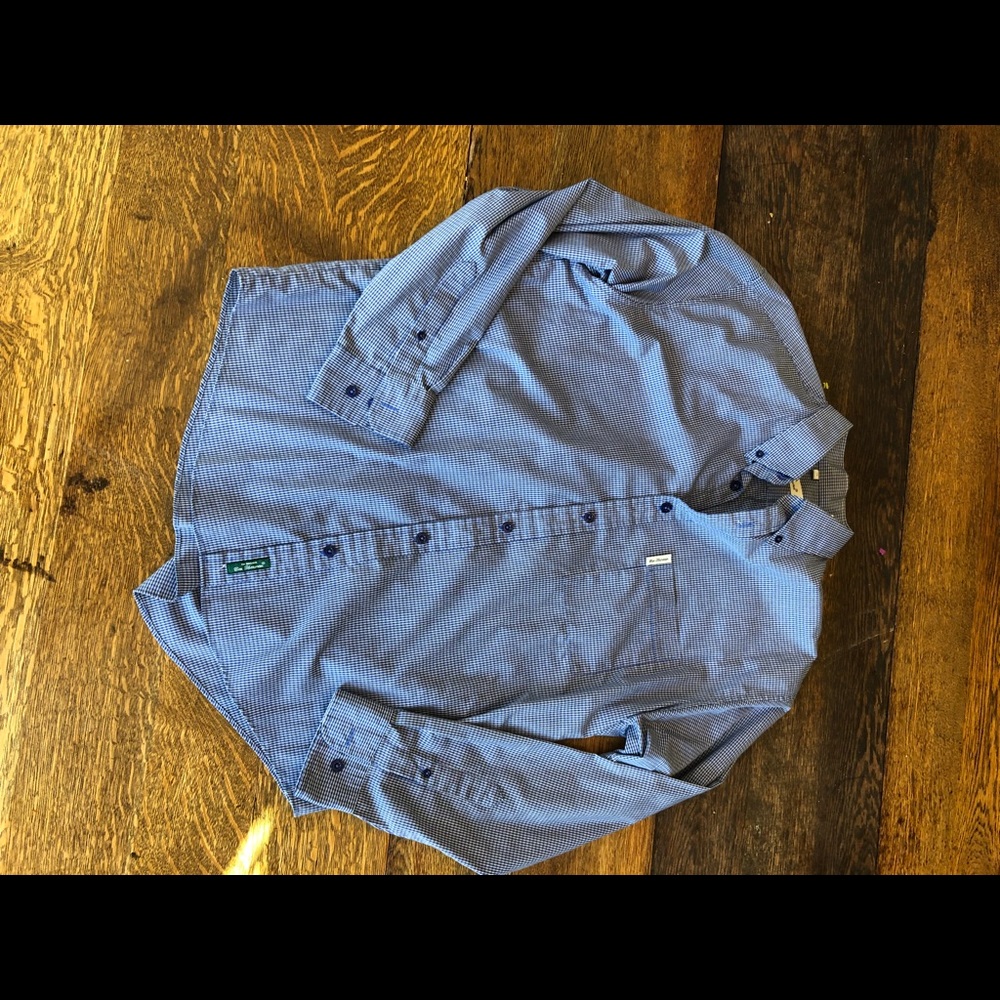 Mens dress shirt xl. Ben Sherman. Blue w/ striped